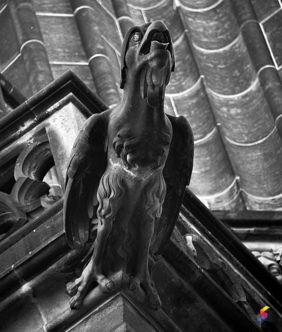 Define Gargoyle, Gargoyle Meaning, Gargoyle Examples, Gargoyle Synonyms